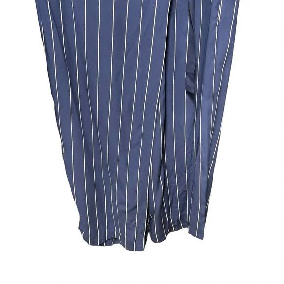 J. Crew Nevereven D-ring Pant in Stripe Navy Blue Size XL - Picture 4 of 10